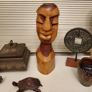 Wooden sculpture from the Caribbean!